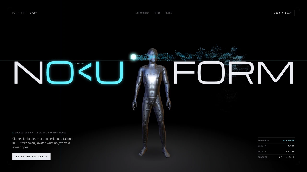 NULLFORM — Clothes for bodies that don’t exist yet