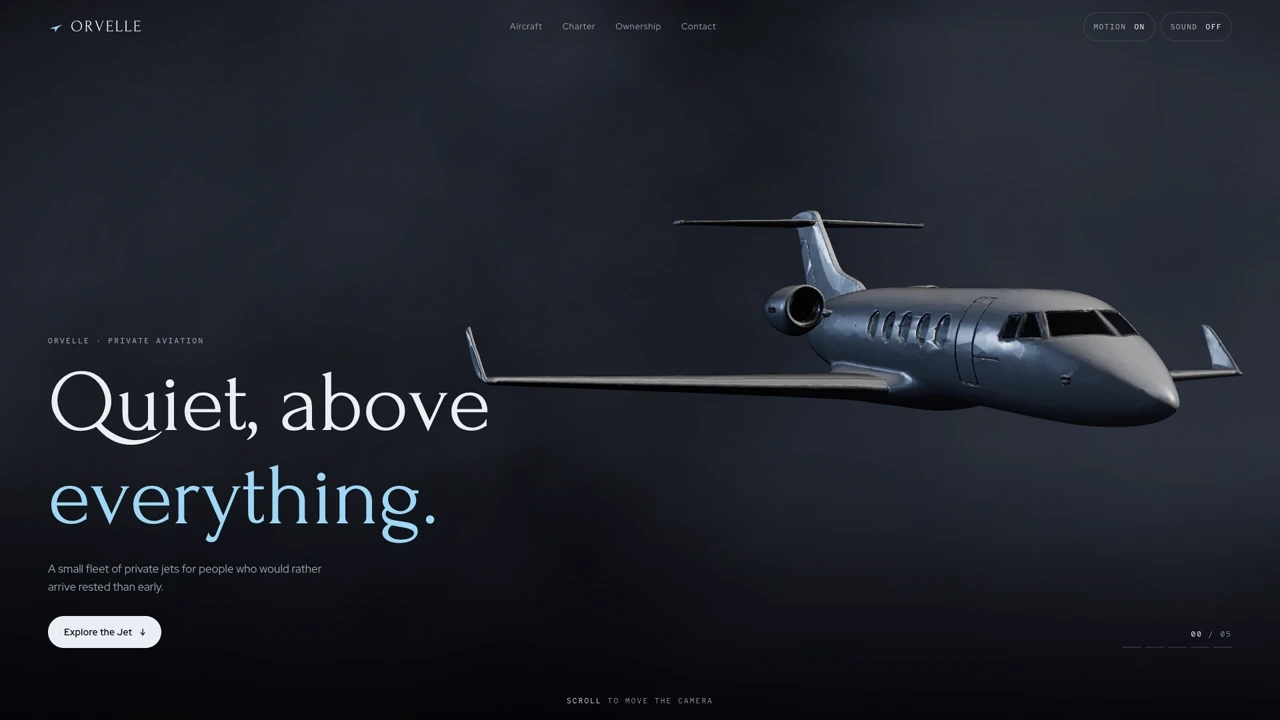 ORVELLE — Private aviation, above the weather